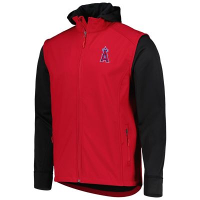 MLB Red/Black Los Angeles Angels Alpha Full-Zip Jacket