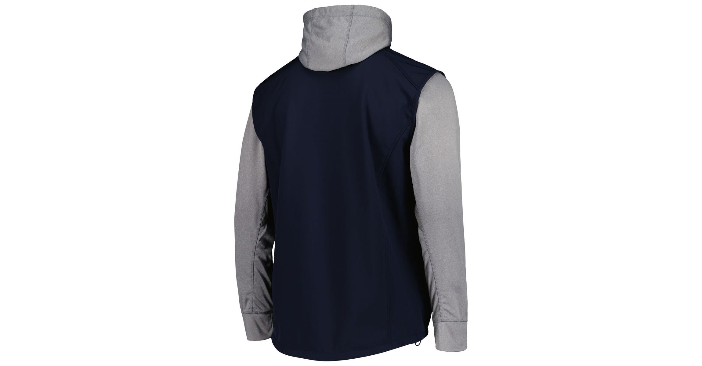 MLB Navy/Heather Atlanta Braves Alpha Full-Zip Jacket
