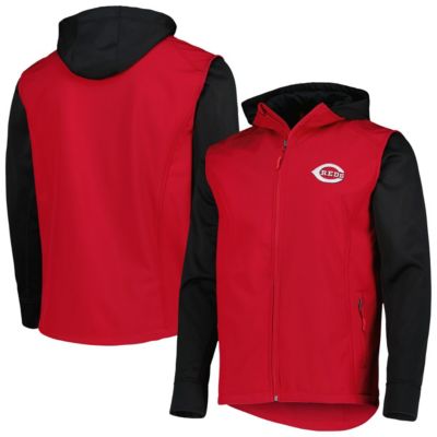 MLB Red/Black Cincinnati Reds Alpha Full-Zip Jacket