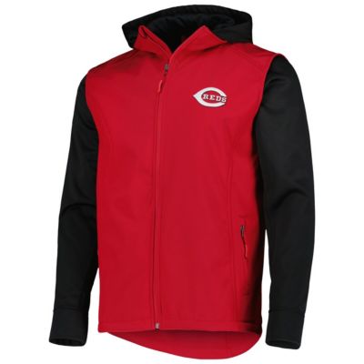 MLB Red/Black Cincinnati Reds Alpha Full-Zip Jacket