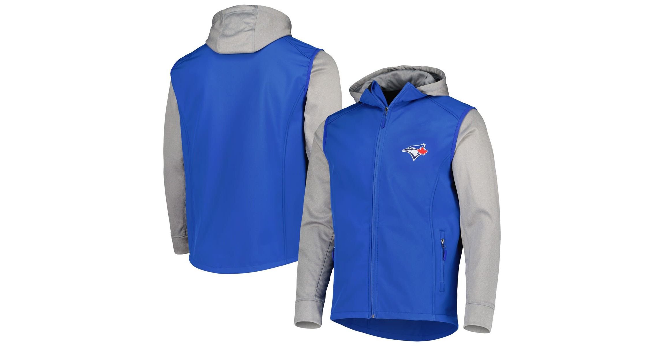 Toronto Blue Jays MLB Royal/Heather Toronto Jays Alpha Full-Zip Jacket