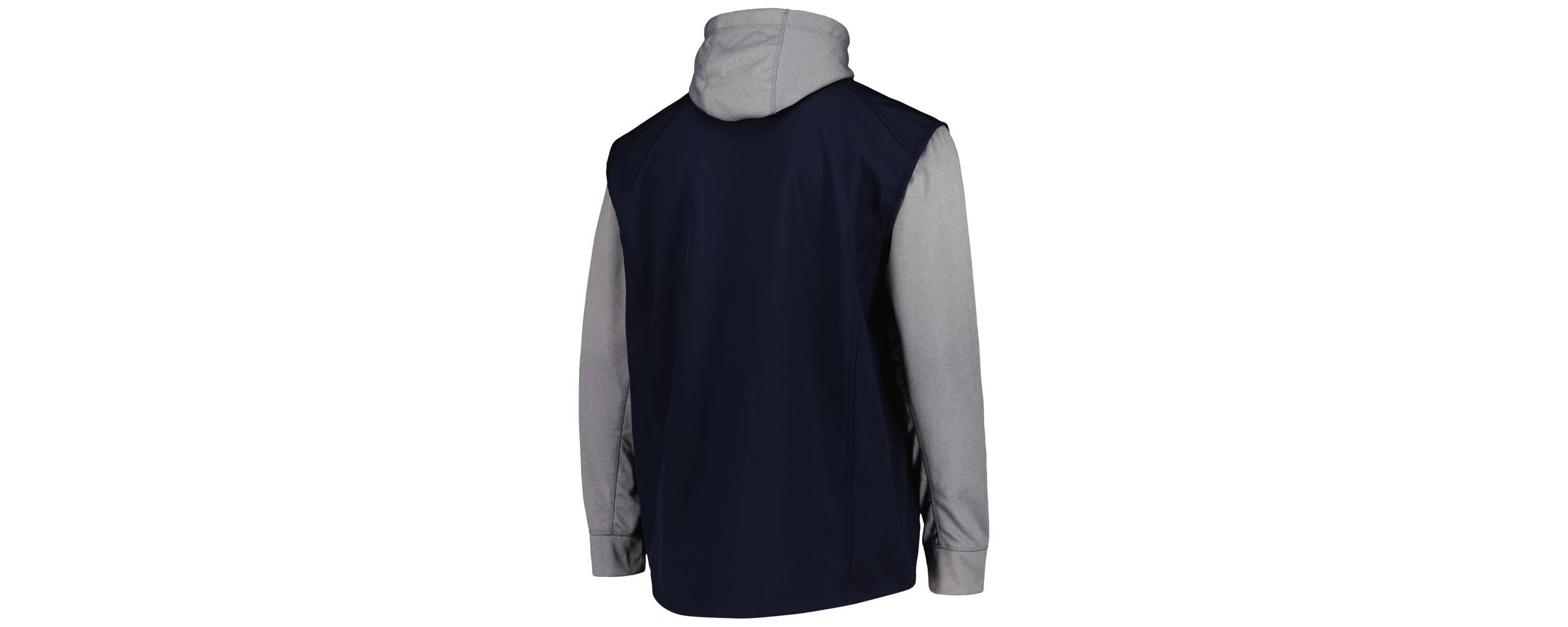 MLB Navy/Heather Tampa Bay Rays Alpha Full-Zip Jacket