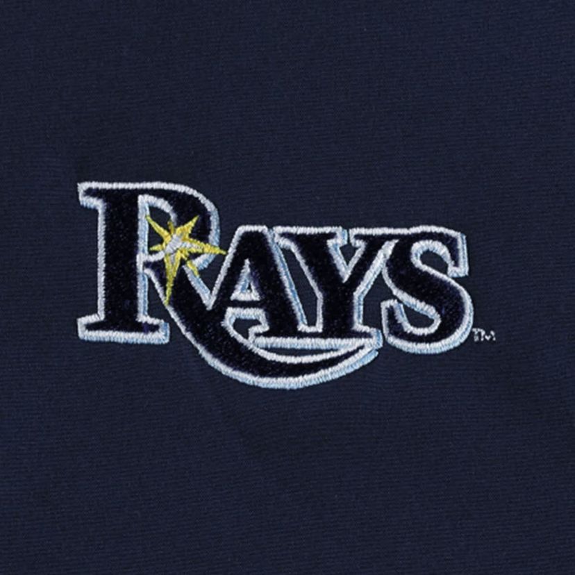 MLB Navy/Heather Tampa Bay Rays Alpha Full-Zip Jacket