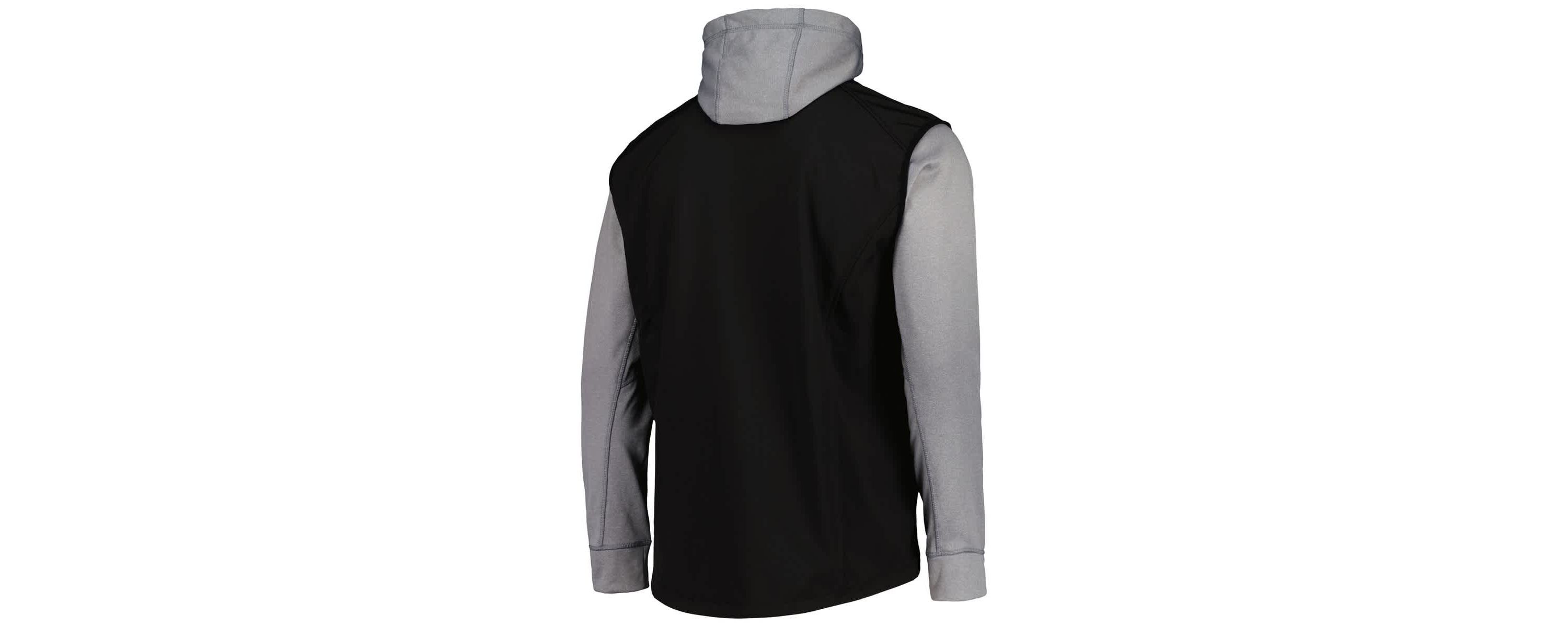 Chicago White Sox MLB Black/Heather Chicago Sox Alpha Full-Zip Jacket