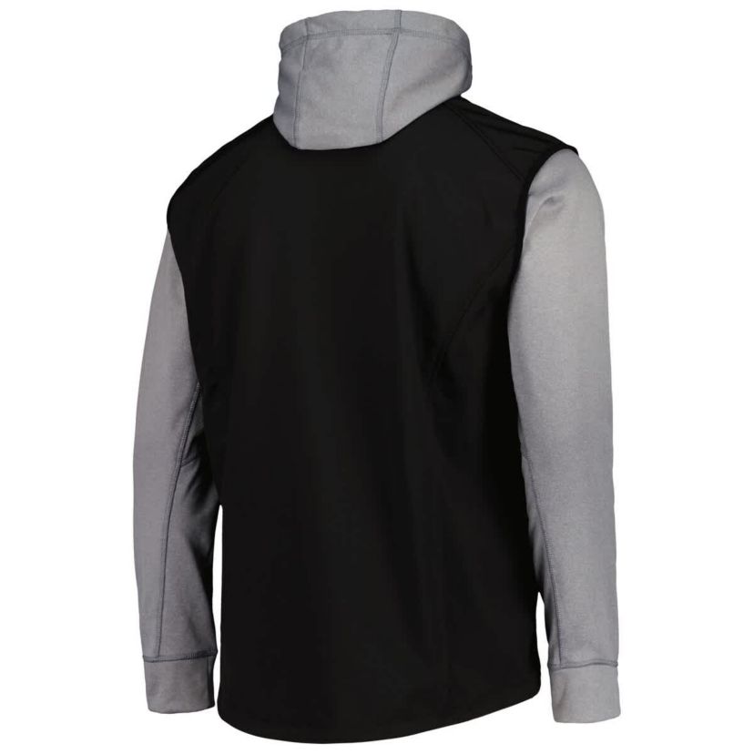 Chicago White Sox MLB Black/Heather Chicago Sox Alpha Full-Zip Jacket