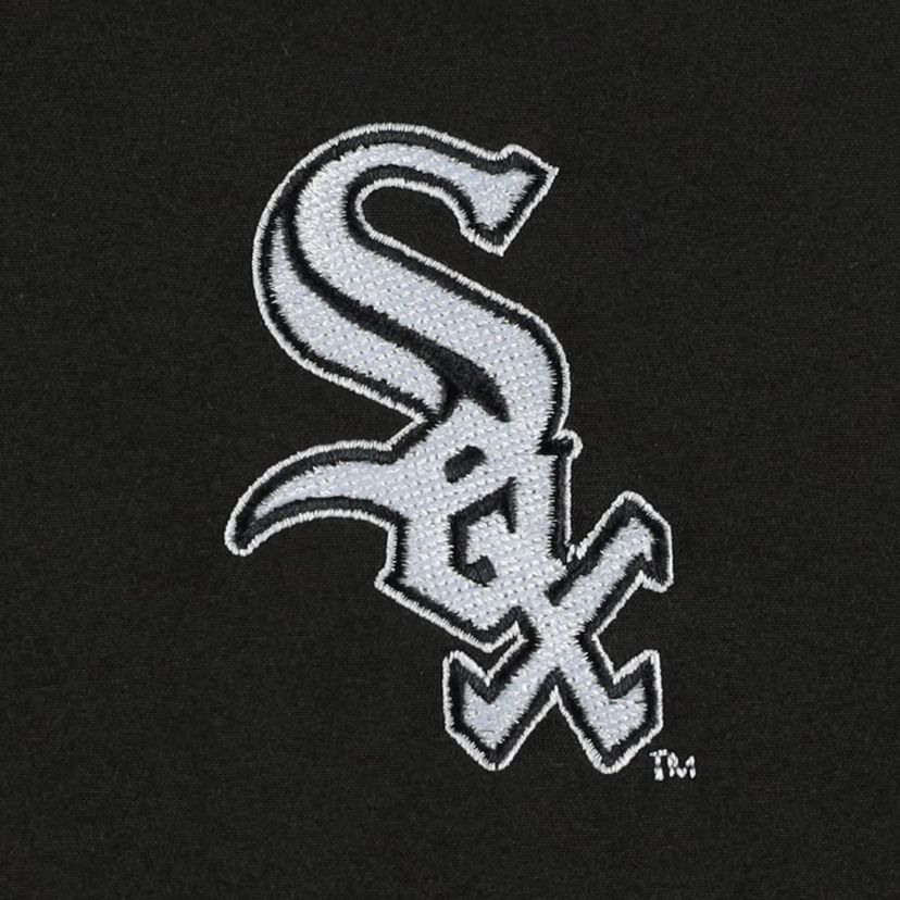 Chicago White Sox MLB Black/Heather Chicago Sox Alpha Full-Zip Jacket