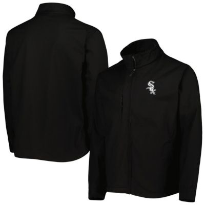 Dunbrooke Men's Chicago White Sox MLB Chicago Sox Journey Tri-Blend Full-Zip Jacket, Black, Small
