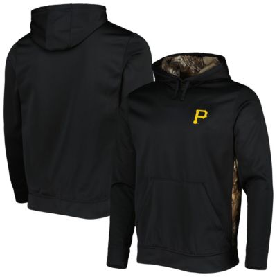 Dunbrooke Men's MLB Pittsburgh Pirates Ranger Pullover Hoodie, Black, Small