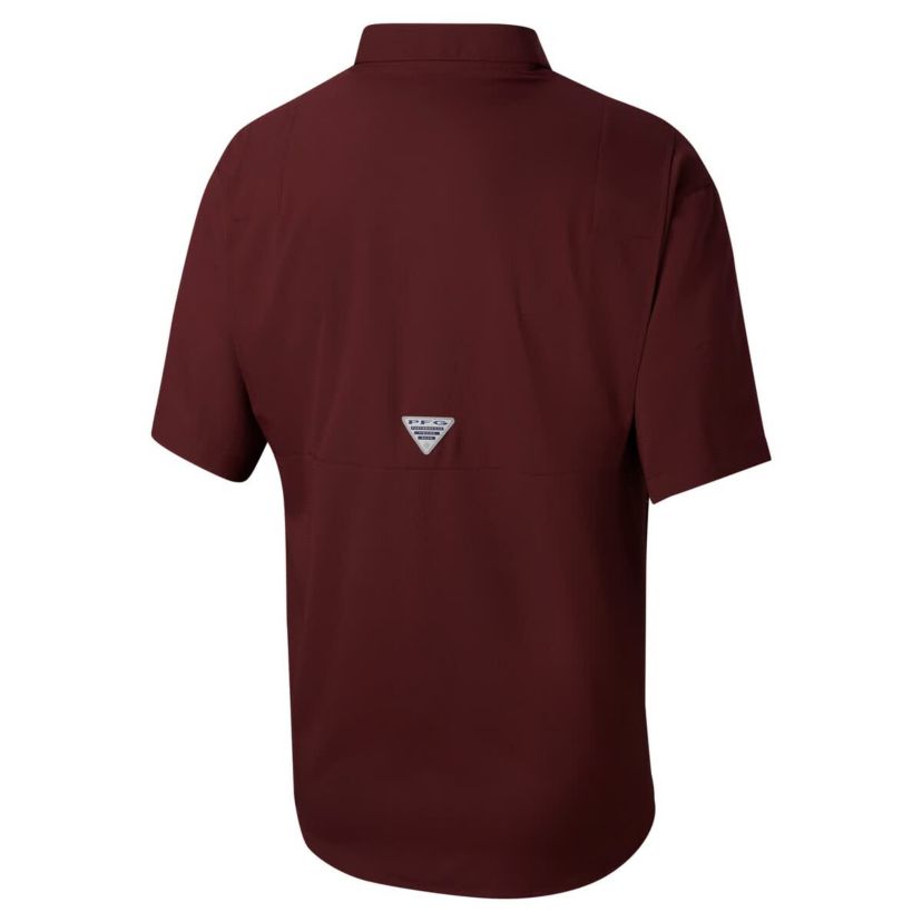 NCAA Texas A&M Aggies Big & Tall Tamiami Omni-Shade Button-Down Shirt