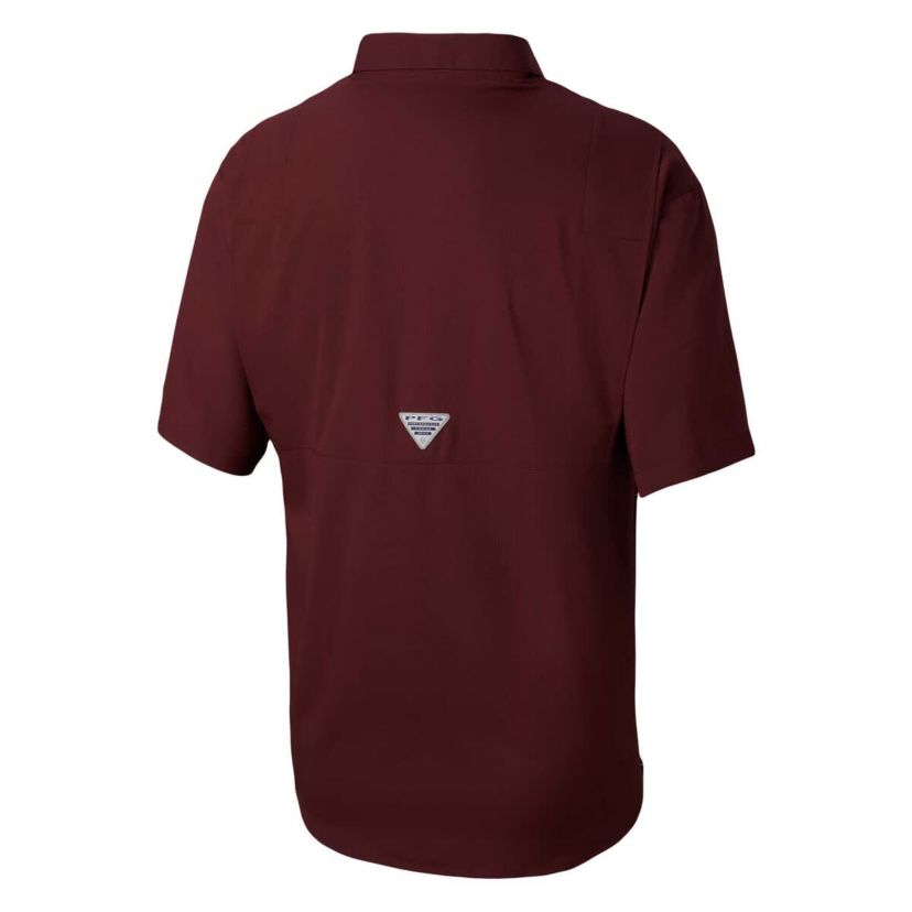 NCAA Texas A&M Aggies Big & Tall Tamiami Omni-Shade Button-Down Shirt