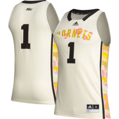 adidas Men's NCAA #1 Alabama State Hornets Honoring Excellence Basketball Jersey