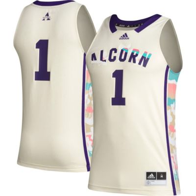 adidas Men's NCAA #1 Alcorn State Braves Honoring Excellence Basketball Jersey