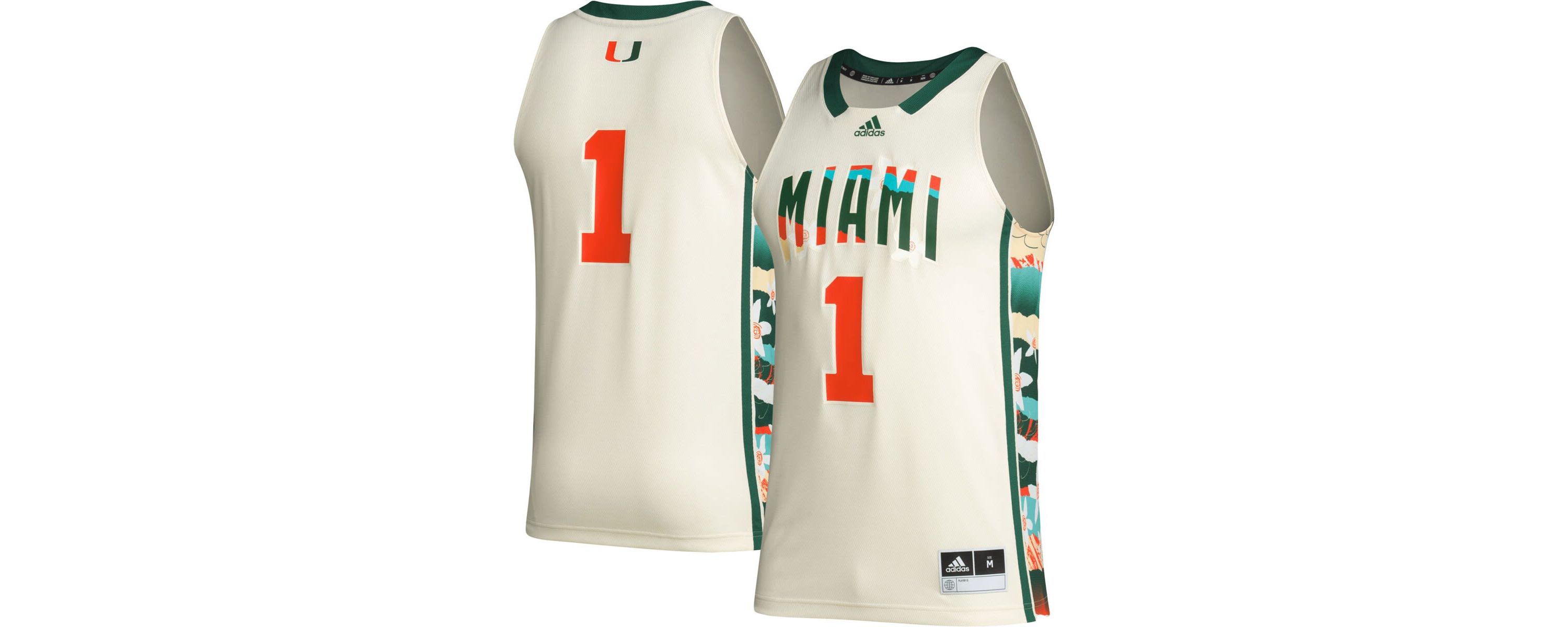 Miami (FL) Hurricanes NCAA #1 Miami Hurricanes Honoring Excellence Basketball Jersey