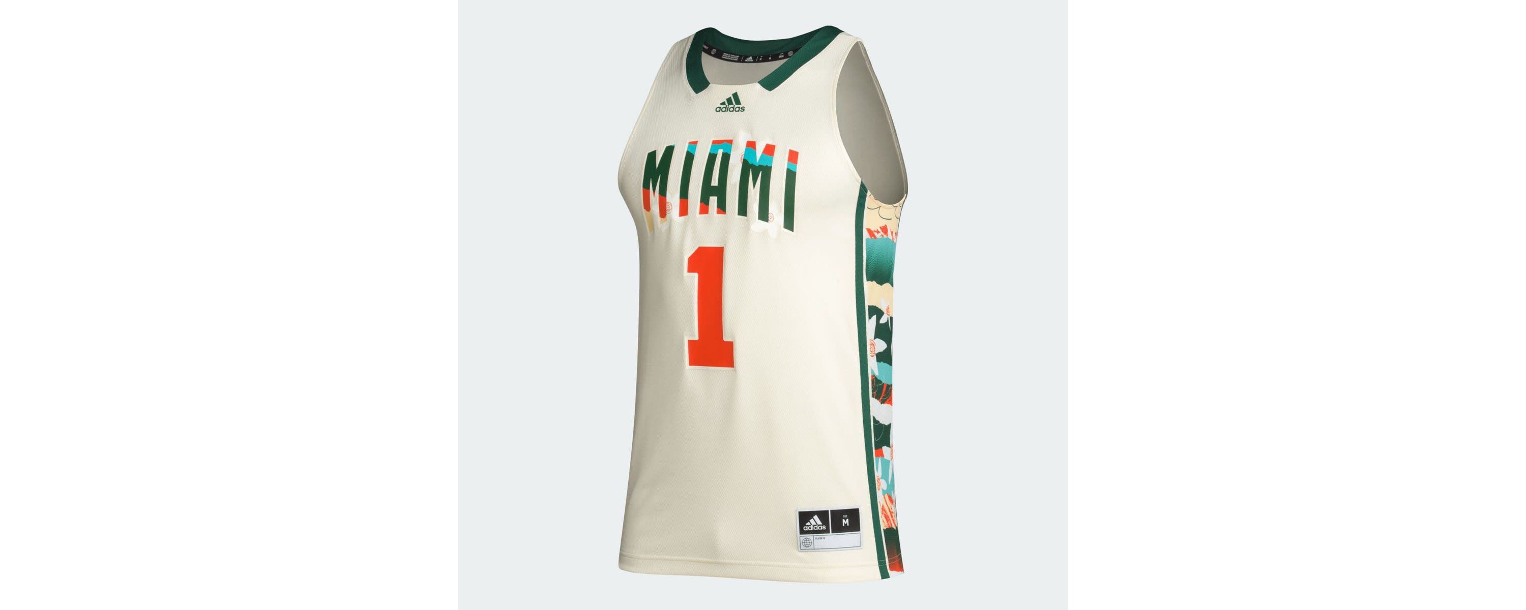 Miami (FL) Hurricanes NCAA #1 Miami Hurricanes Honoring Excellence Basketball Jersey