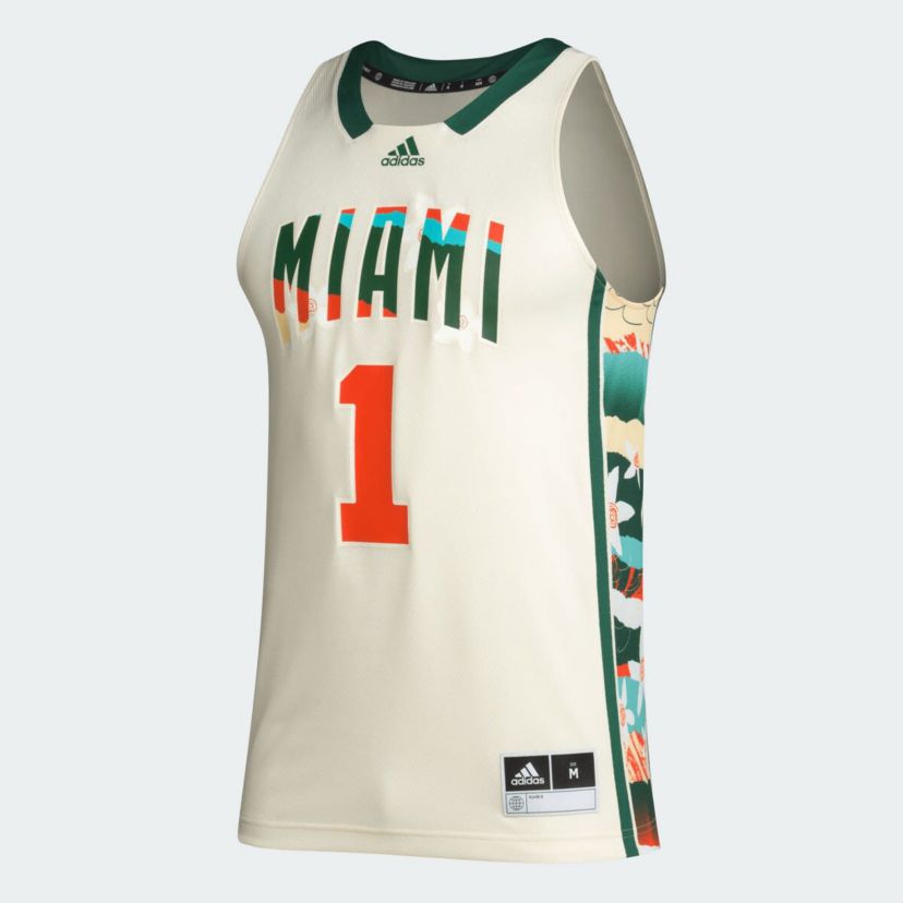 Miami (FL) Hurricanes NCAA #1 Miami Hurricanes Honoring Excellence Basketball Jersey