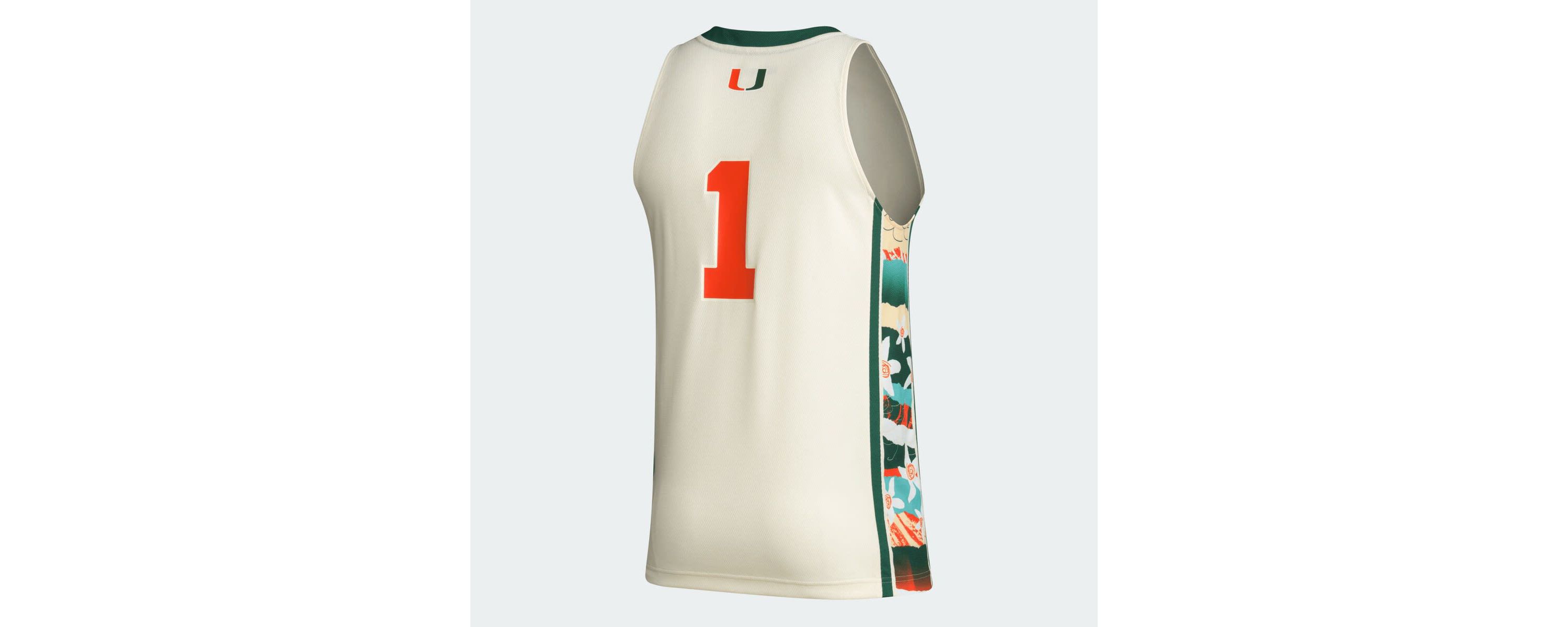 Miami (FL) Hurricanes NCAA #1 Miami Hurricanes Honoring Excellence Basketball Jersey