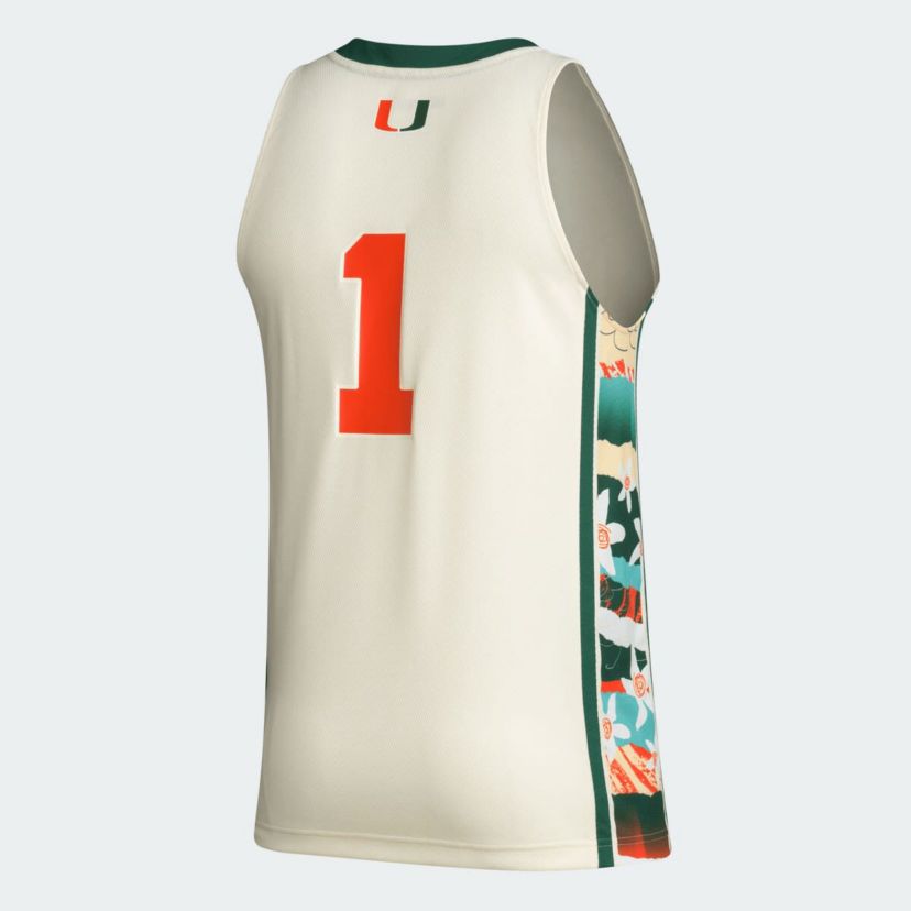 Miami (FL) Hurricanes NCAA #1 Miami Hurricanes Honoring Excellence Basketball Jersey