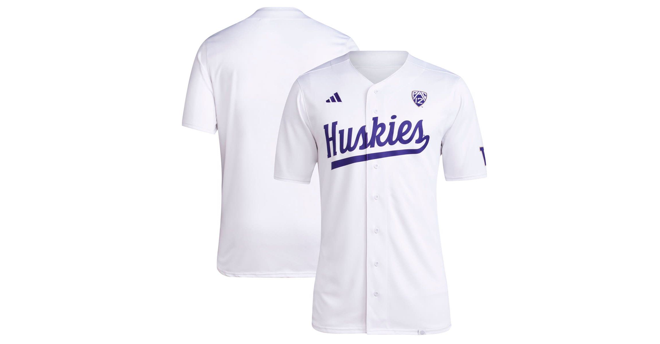 NCAA Washington Huskies Team Baseball Jersey