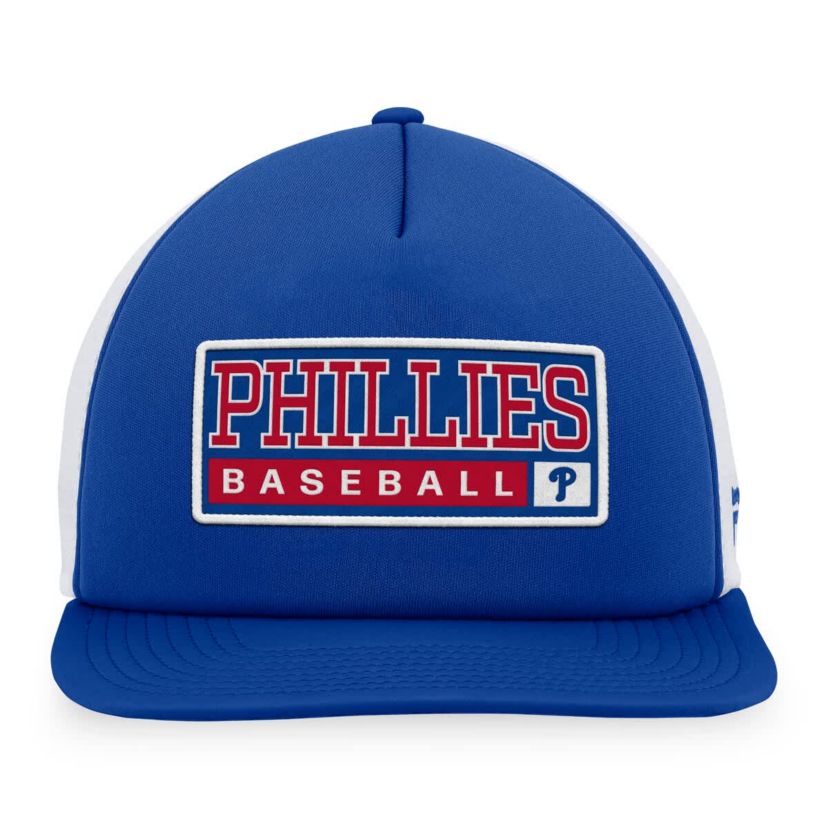 MLB Royal/White Philadelphia Phillies Foam Trucker Snapback Hat