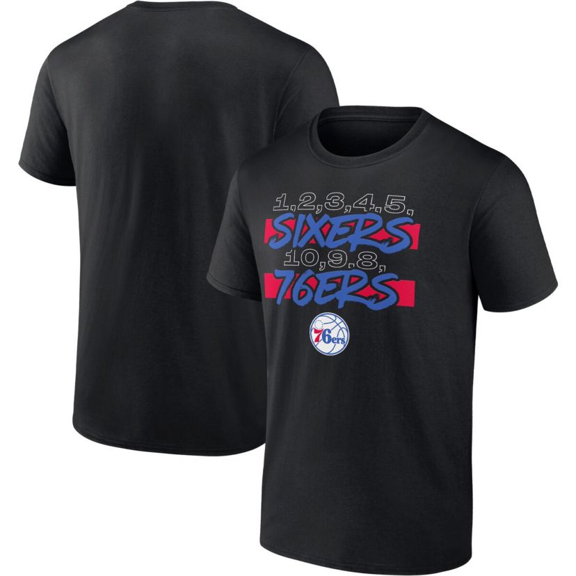 NBA Fanatics Philadelphia 76ers Count Hometown Collection T-Shirt