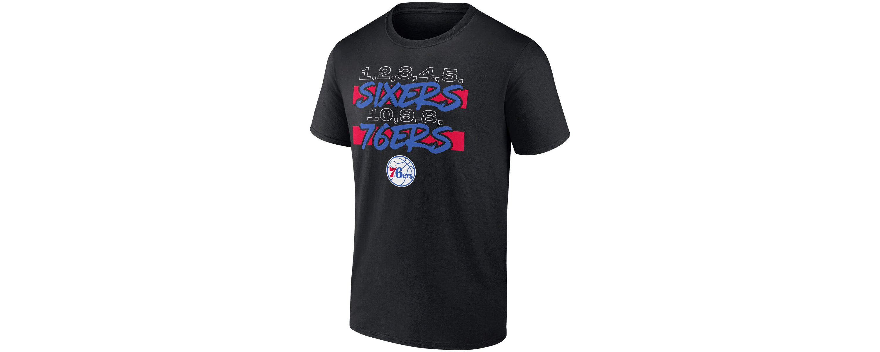 NBA Fanatics Philadelphia 76ers Count Hometown Collection T-Shirt