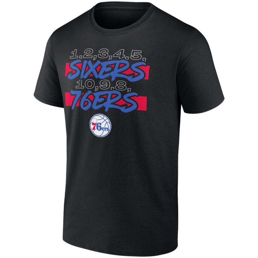NBA Fanatics Philadelphia 76ers Count Hometown Collection T-Shirt