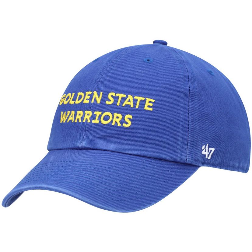 NBA Golden State Warriors Clean Up Wordmark Adjustable Hat