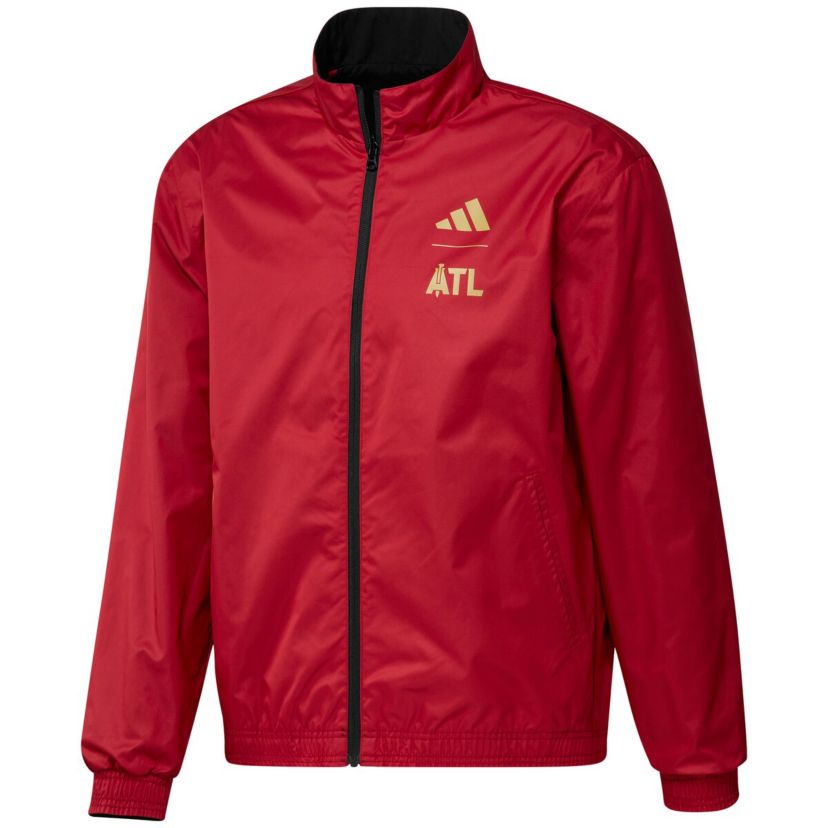 MLS Black/Red Atlanta United FC 2023 On-Field Anthem Full-Zip Reversible Team Jacket