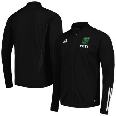 adidas Men's MLS Austin FC 2023 On-Field AEROREADY Full-Zip Training Top, Black, 2XL