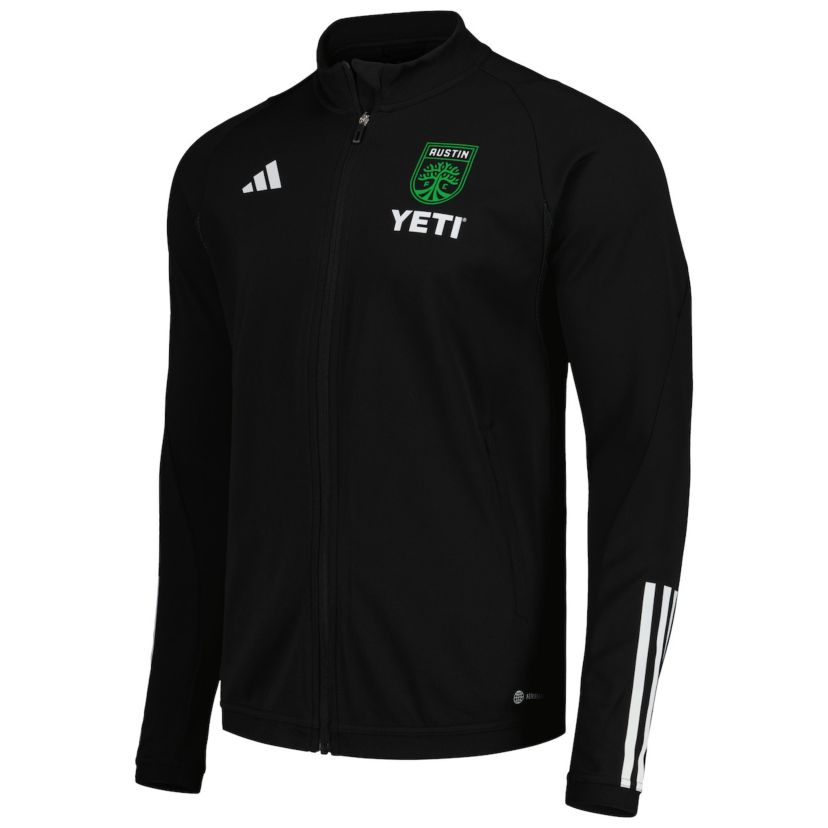 MLS Austin FC 2023 On-Field AEROREADY Full-Zip Training Top