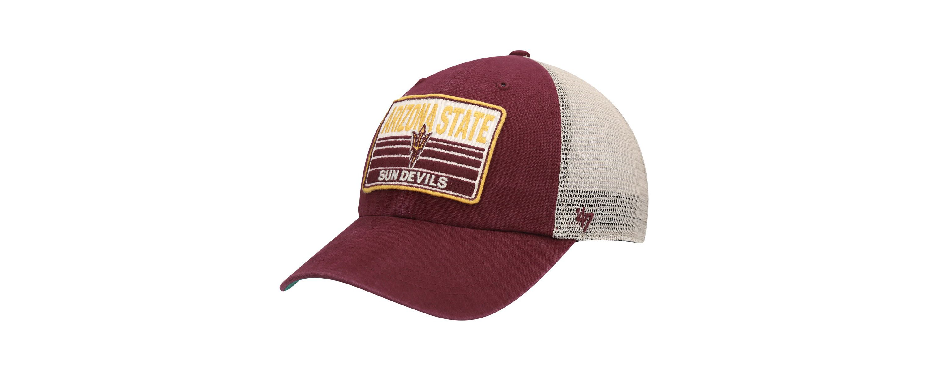 NCAA Arizona State Sun Devils Four Stroke Clean Up Trucker Snapback Hat