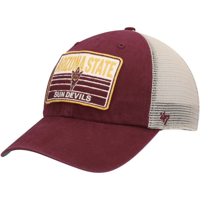 NCAA Arizona State Sun Devils Four Stroke Clean Up Trucker Snapback Hat