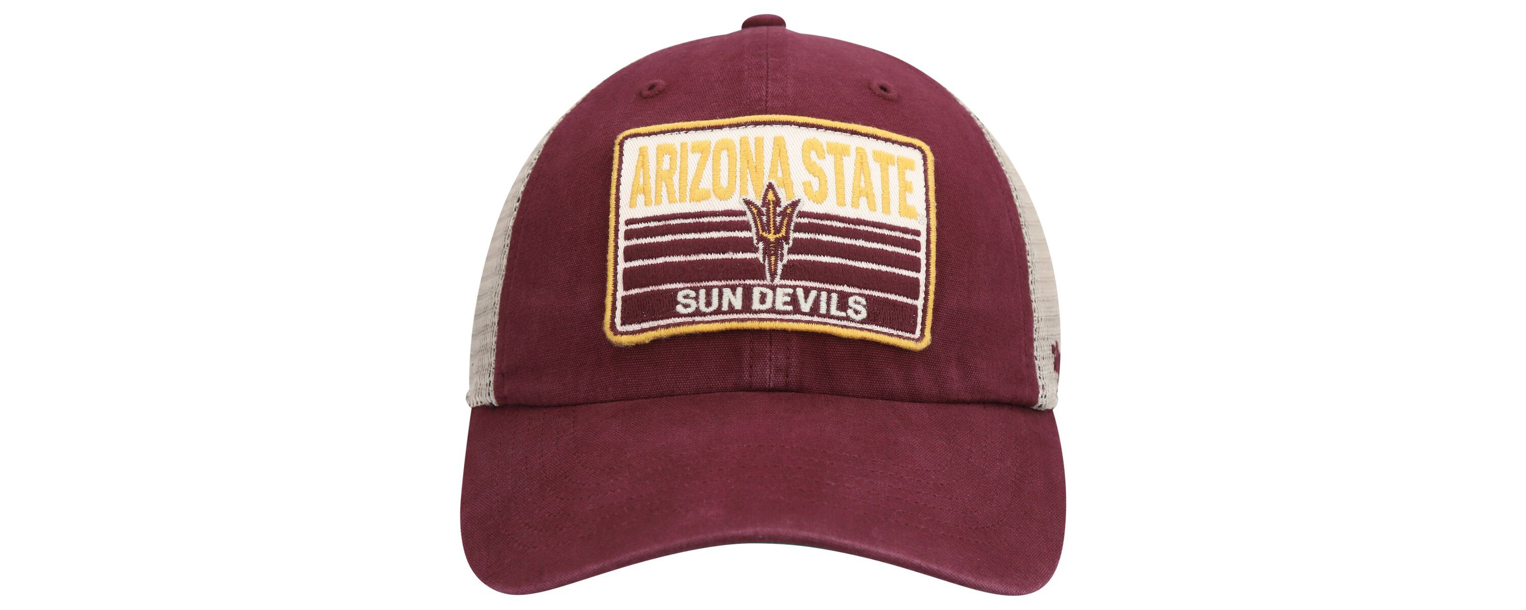 NCAA Arizona State Sun Devils Four Stroke Clean Up Trucker Snapback Hat