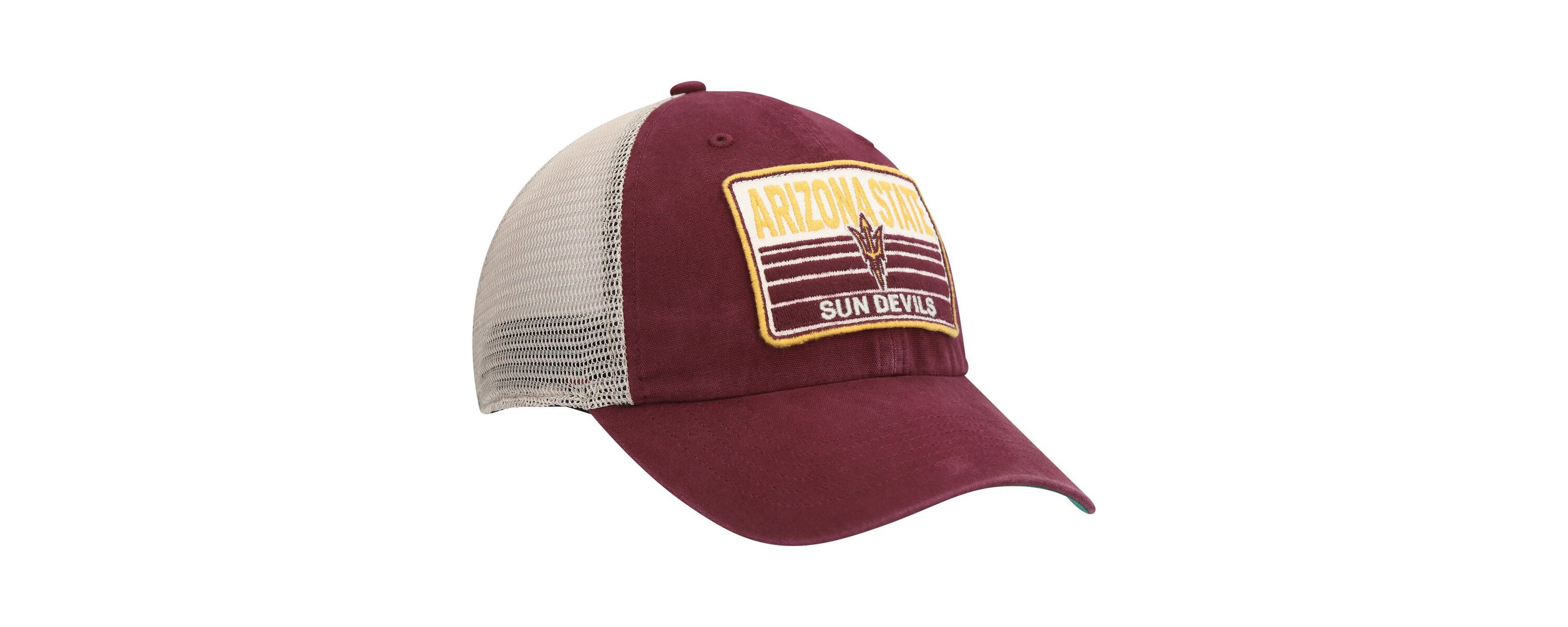 NCAA Arizona State Sun Devils Four Stroke Clean Up Trucker Snapback Hat