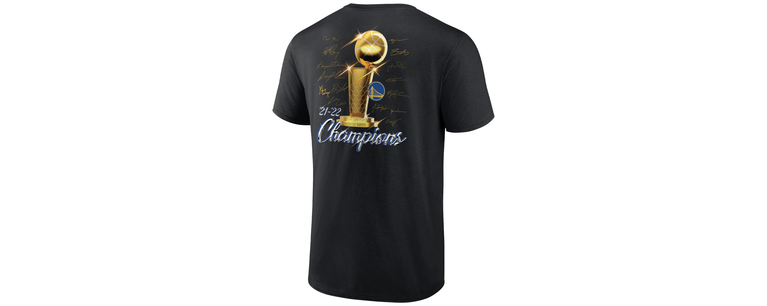 NBA Fanatics Golden State Warriors 2022 NBA Finals s Forward Roster Signature T-Shirt