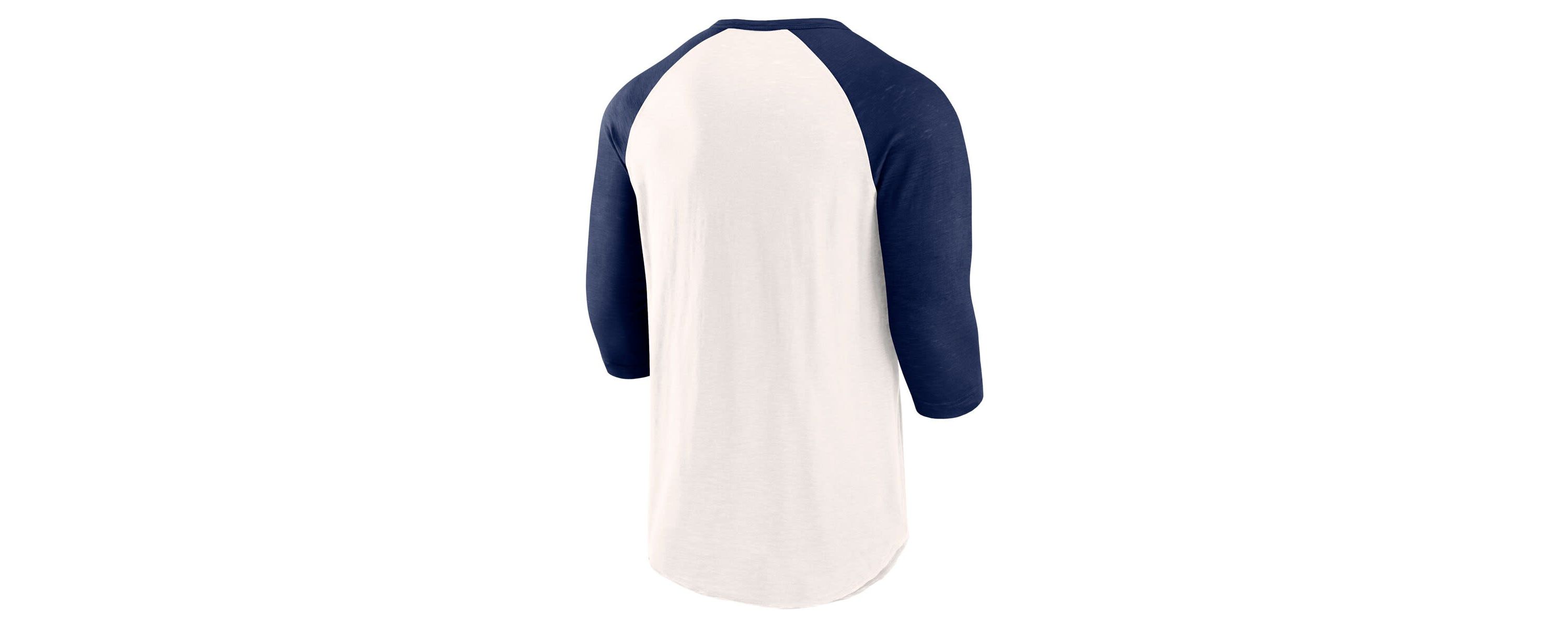 MLB Fanatics Detroit Tigers Backdoor Slider Raglan 3/4-Sleeve T-Shirt