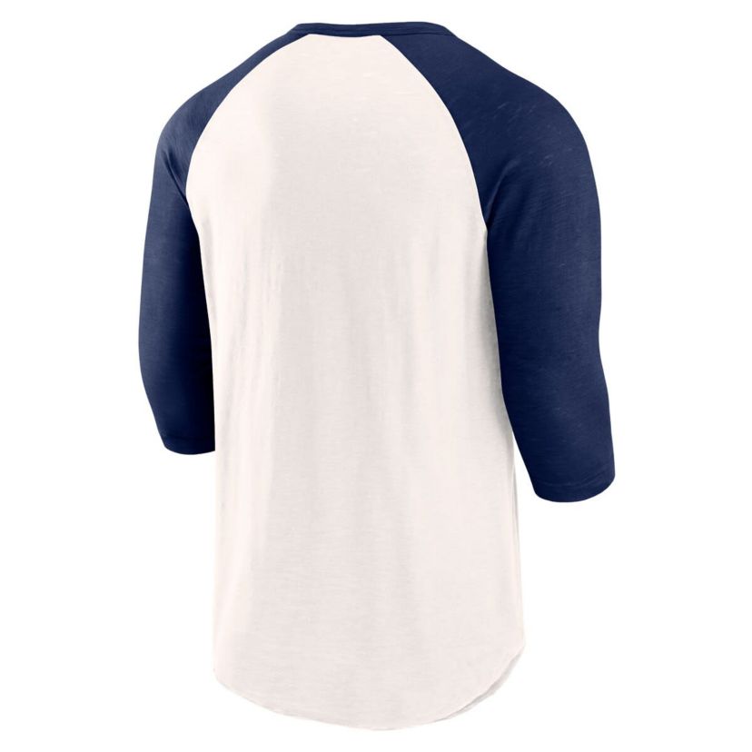 MLB Fanatics Detroit Tigers Backdoor Slider Raglan 3/4-Sleeve T-Shirt