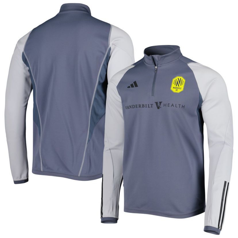 MLS Nashville SC 2023 On-Field AEROREADY Quarter-Zip Training Top
