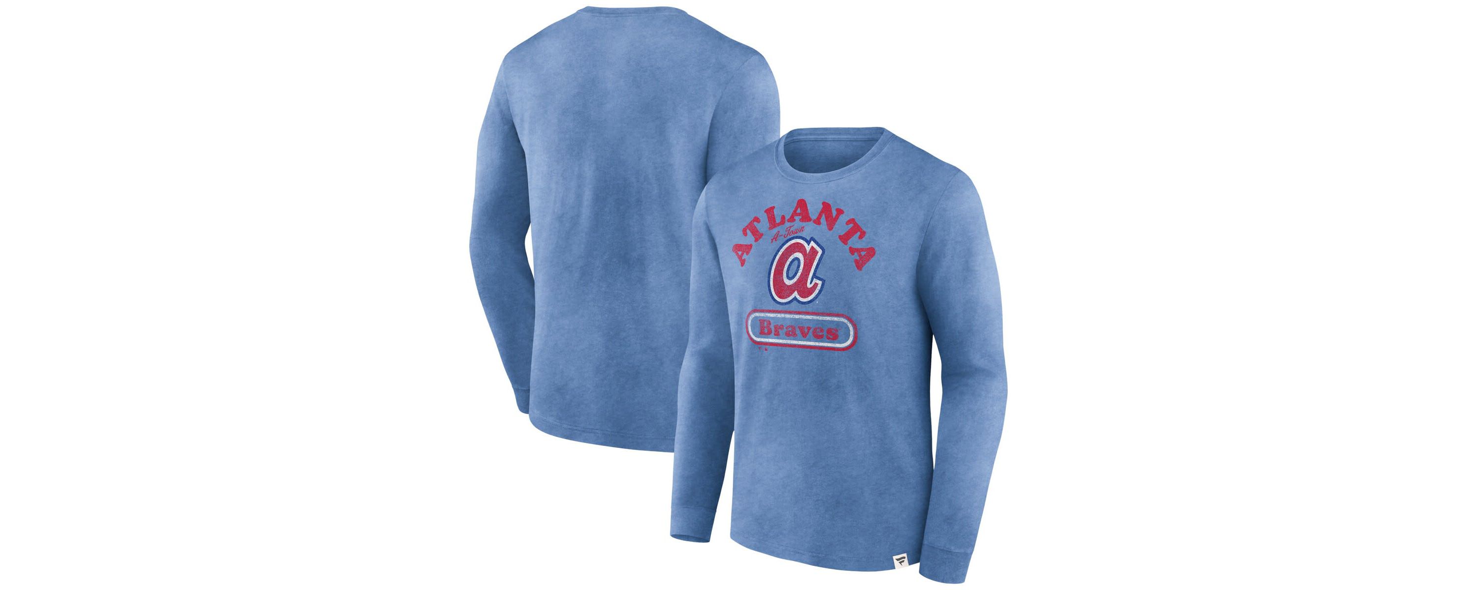 MLB Fanatics Atlanta Braves Circus Catch Long Sleeve T-Shirt