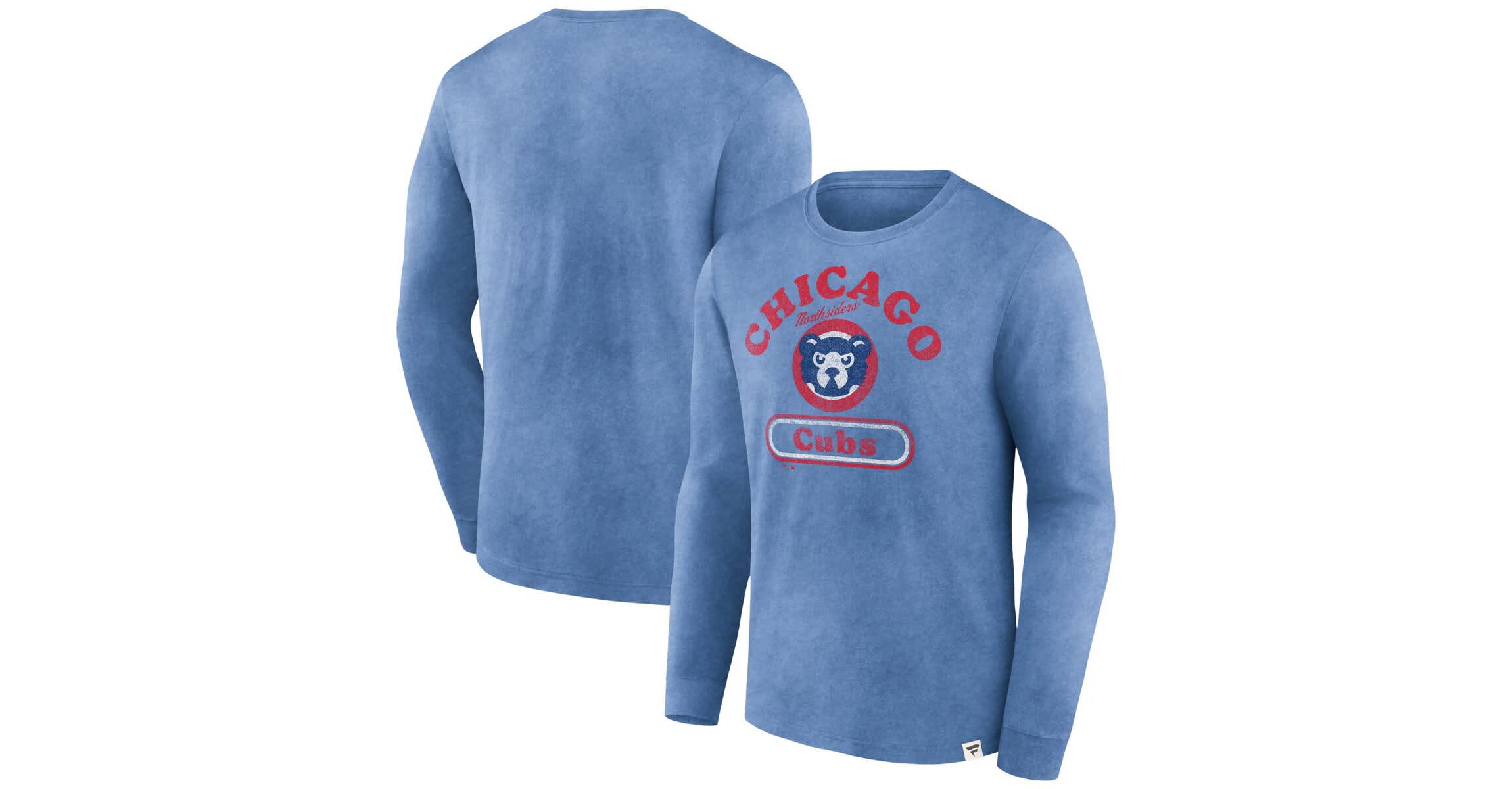 MLB Fanatics Chicago Cubs Circus Catch Long Sleeve T-Shirt