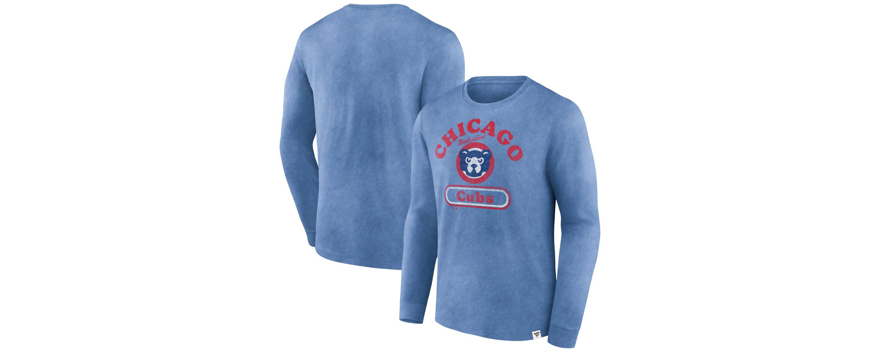 MLB Fanatics Chicago Cubs Circus Catch Long Sleeve T-Shirt