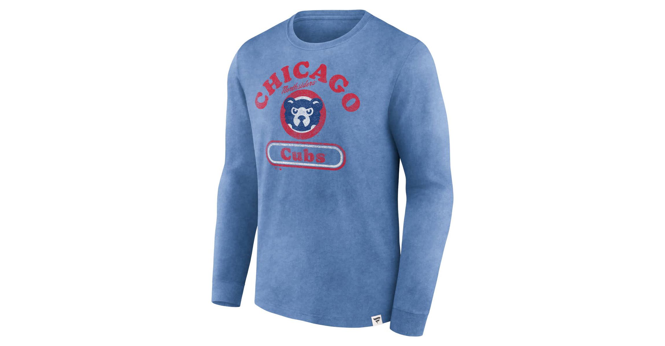 MLB Fanatics Chicago Cubs Circus Catch Long Sleeve T-Shirt