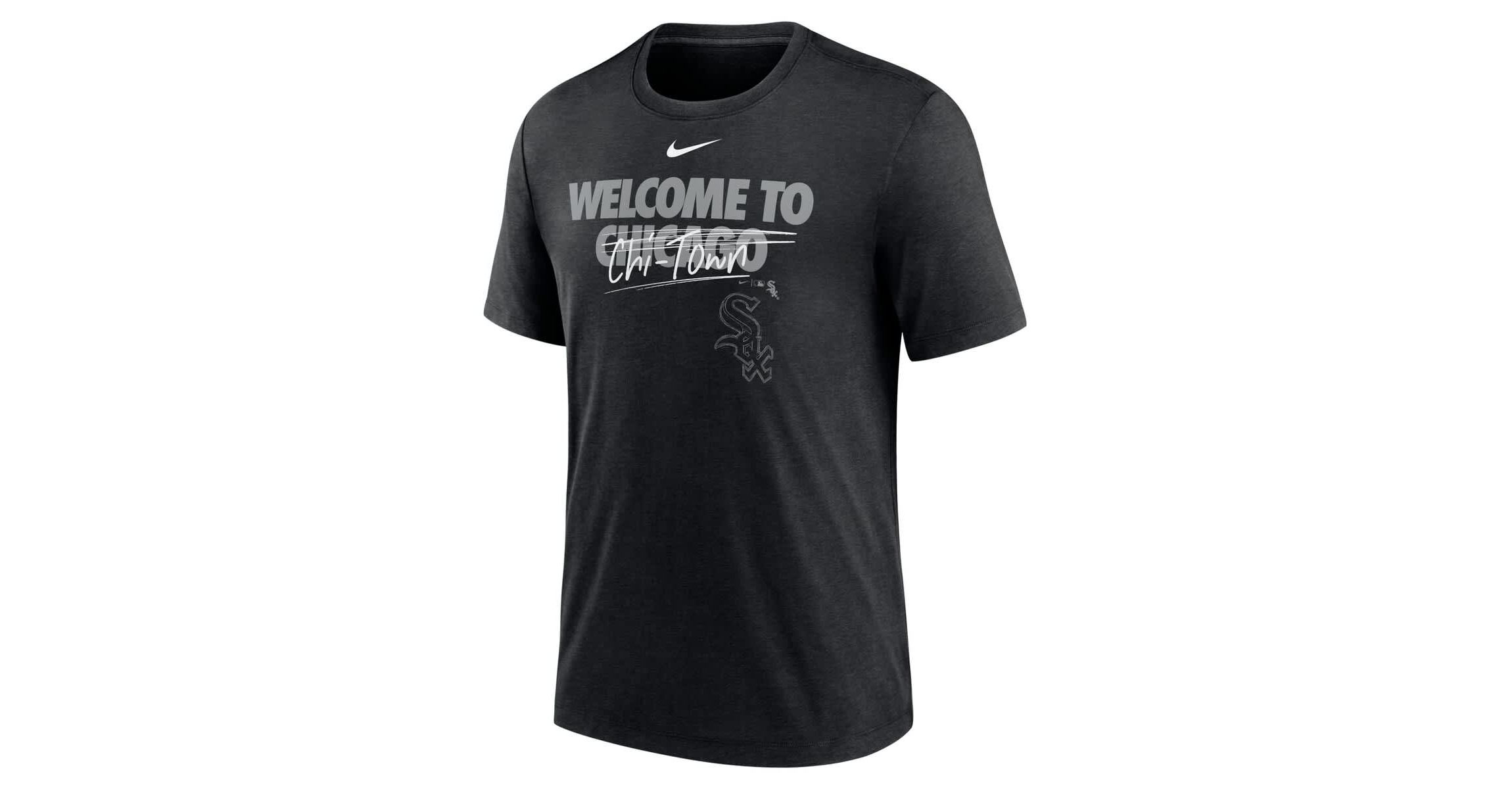 Chicago White Sox MLB Nike Chicago Sox Home Spin Tri-Blend T-Shirt