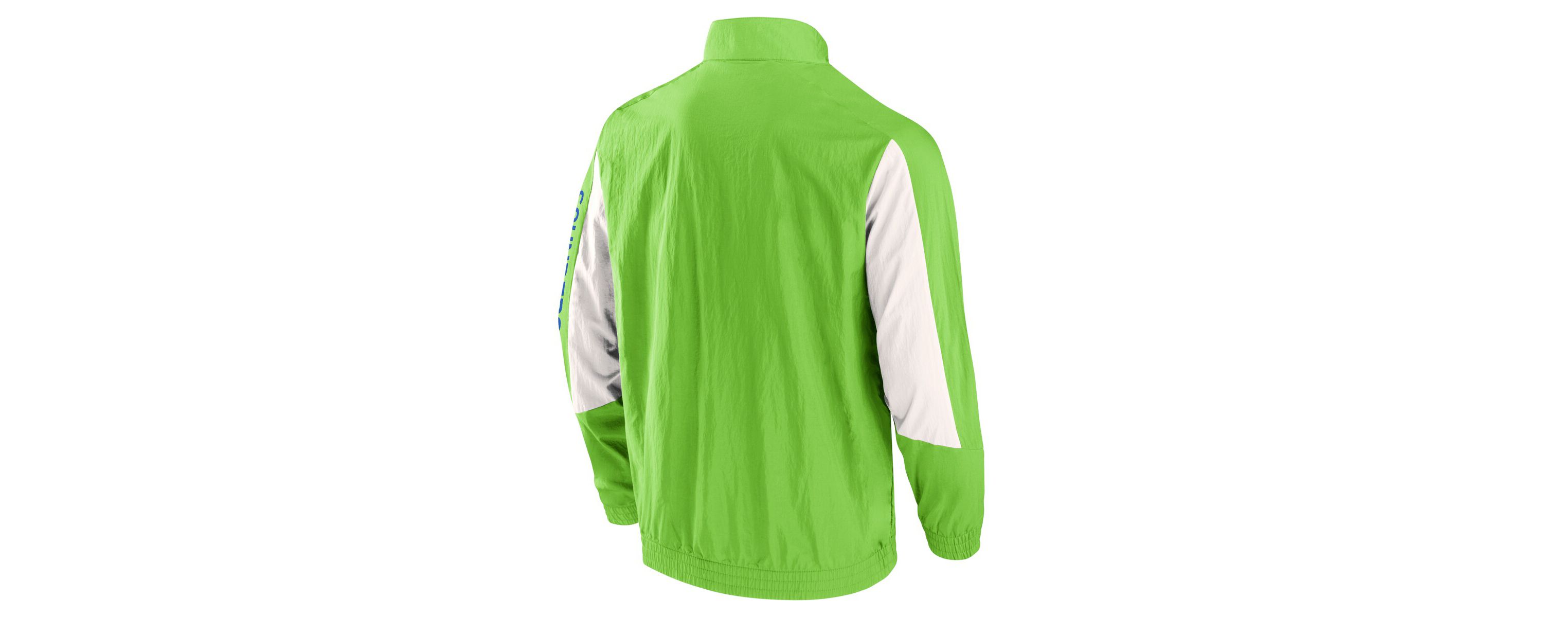 MLS Fanatics Rave Seattle Sounders FC Net Goal Raglan Full-Zip Track Jacket