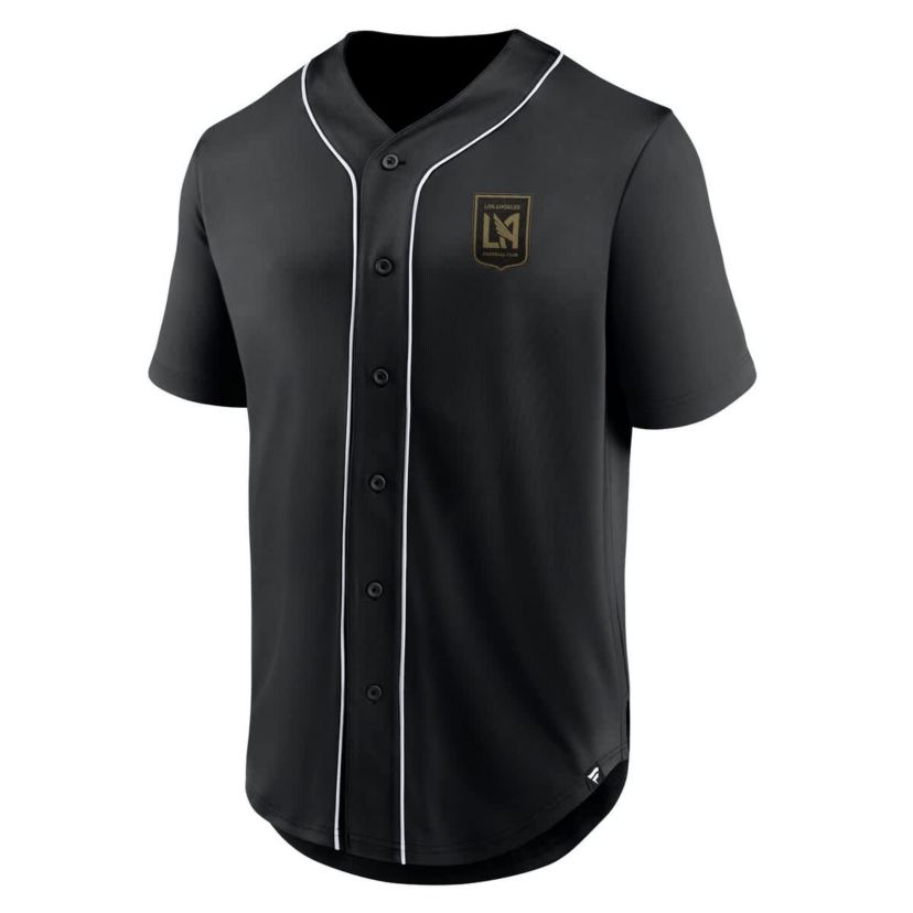 MLS Fanatics LAFC Third Period Fashion Baseball Button-Up Jersey