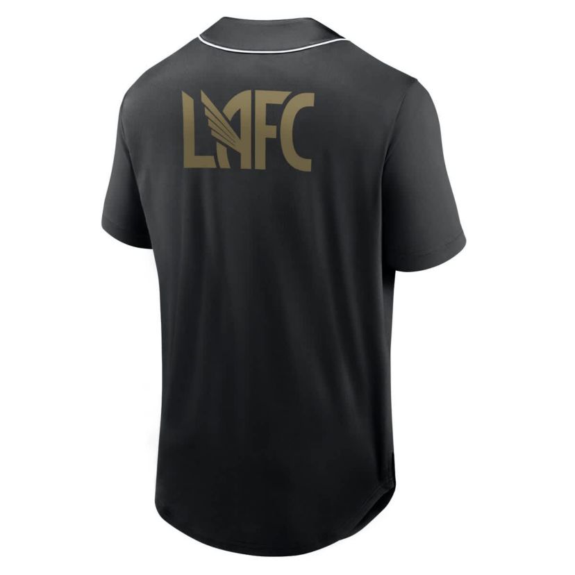 MLS Fanatics LAFC Third Period Fashion Baseball Button-Up Jersey