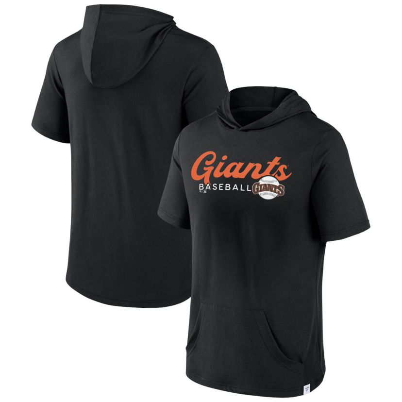 MLB Fanatics San Francisco Giants Offensive Strategy Short Sleeve Pullover Hoodie