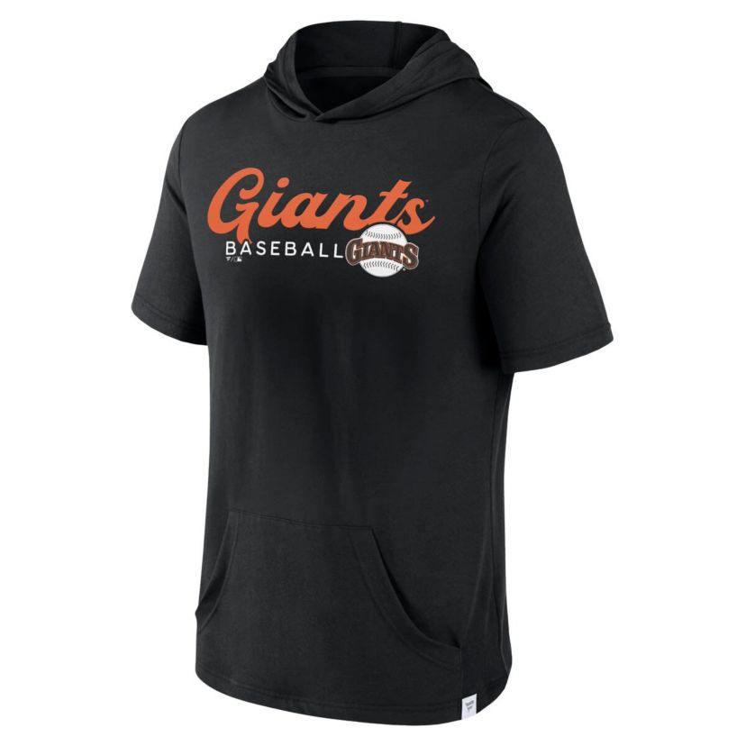 MLB Fanatics San Francisco Giants Offensive Strategy Short Sleeve Pullover Hoodie
