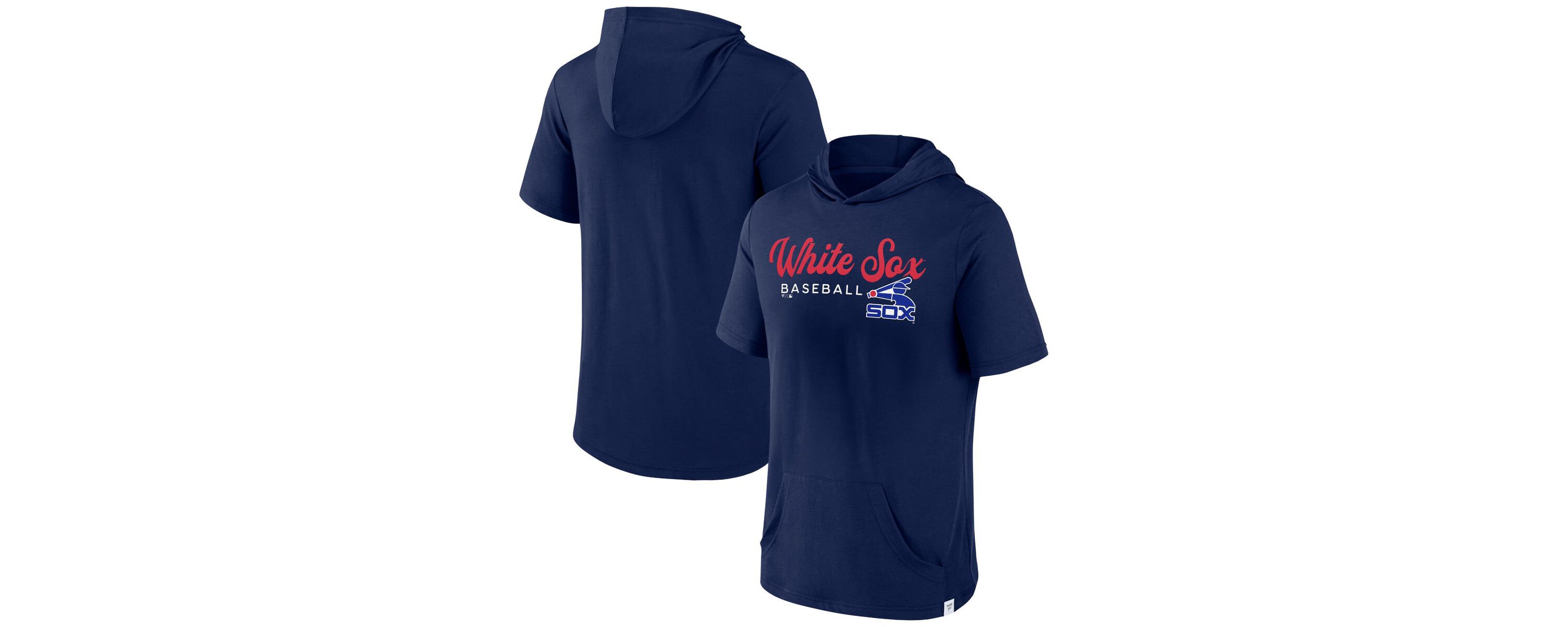 Chicago White Sox MLB Fanatics Chicago Sox Offensive Strategy Short Sleeve Pullover Hoodie