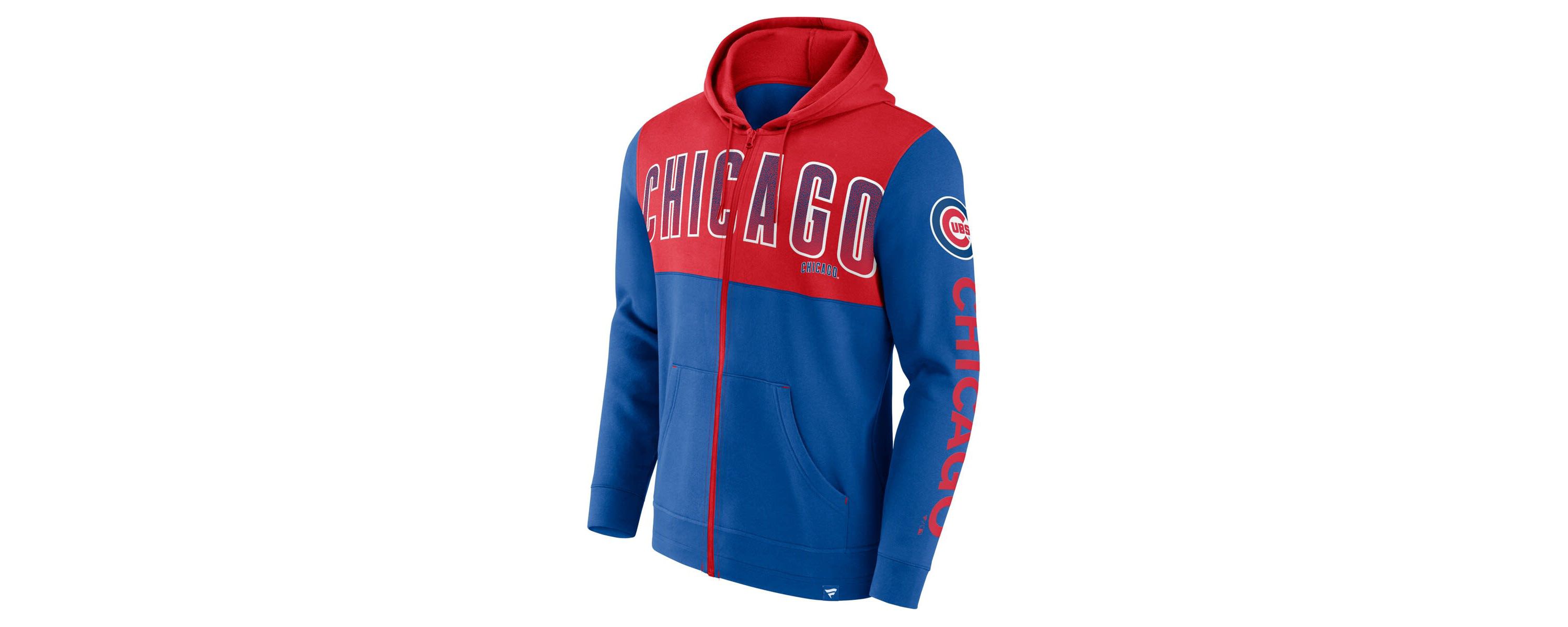 MLB Fanatics Chicago Cubs Walk Off Fleece Full-Zip Hoodie
